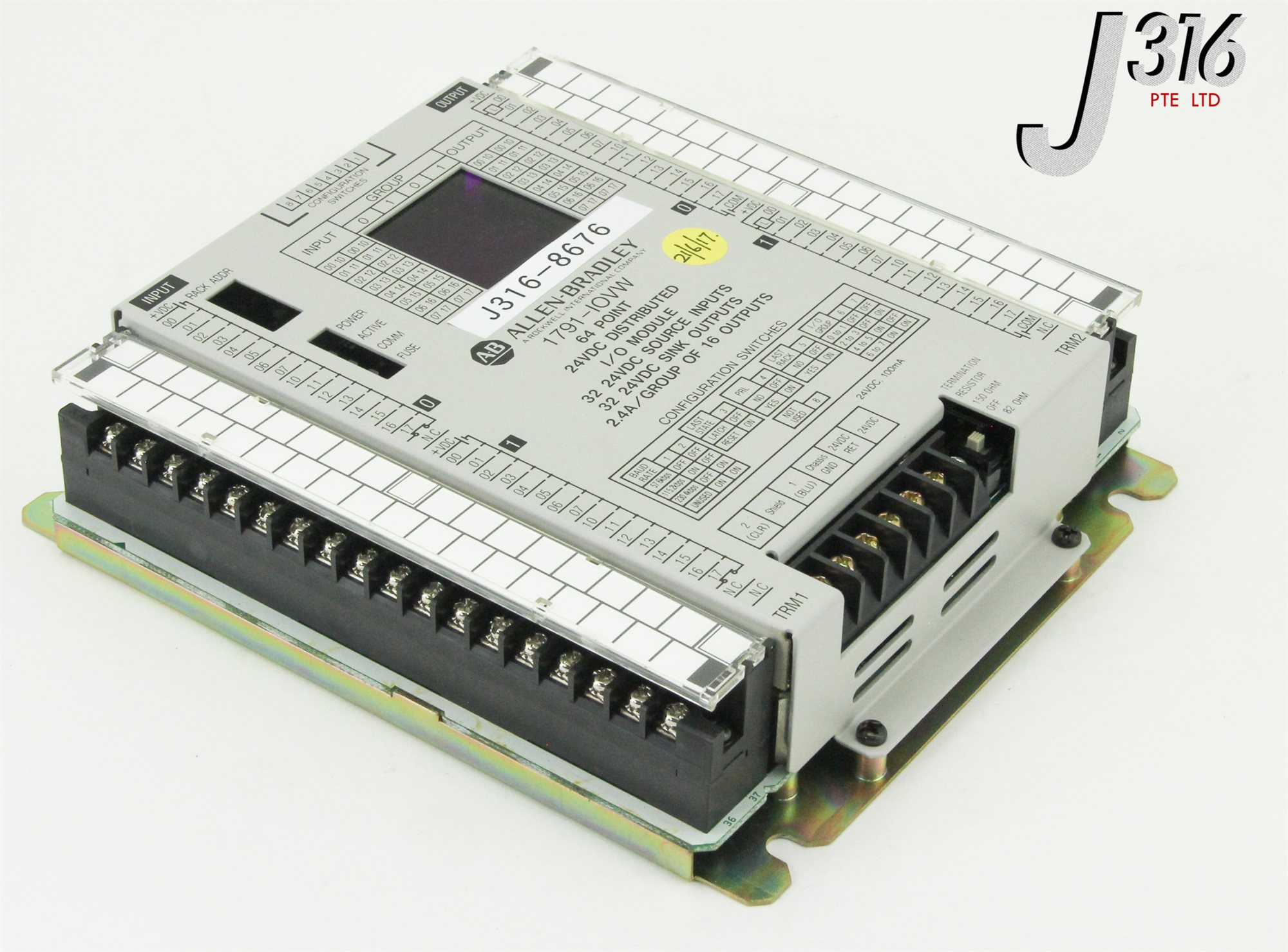 ハピ⁑ 8676 ALLEN-BRADLEY 64 POINT DISTRIBUTED I/O MODULE 1791-IOVW | eBay